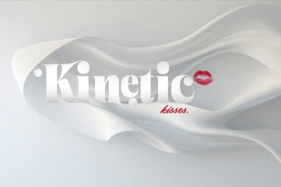 Kinetic Kisses - Sexy Swirly In Love Display Type