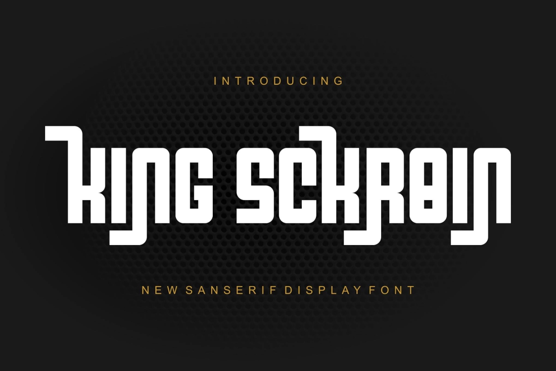 King Sckroin Font