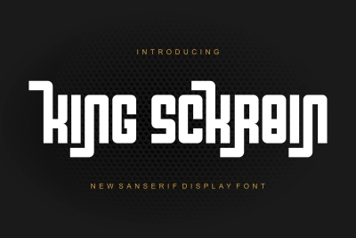 King Sckroin Font