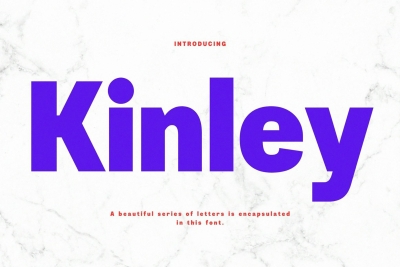 Kinley Modern Futuristik Font