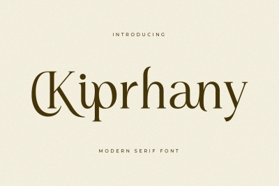 Kiprhany Modern Serif Font