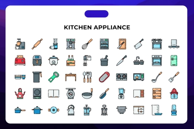 Kitchen Appliance Icons