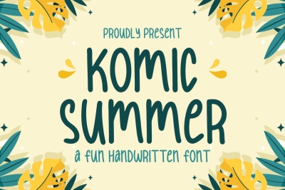 Komic Summer Font