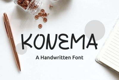 Konema Handwritten Typeface