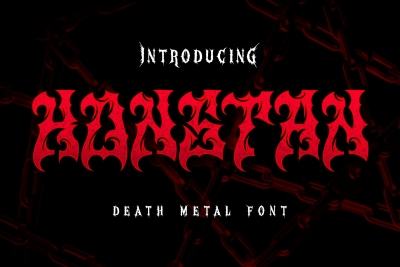 Konstan Doom Gothic Modern Blackletter Font