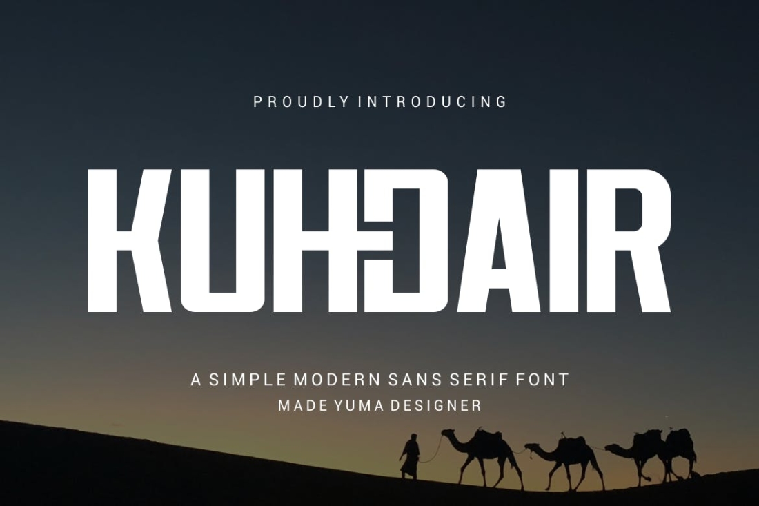 KUHJAIR FONT
