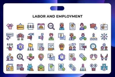 Labor And Employment Icons