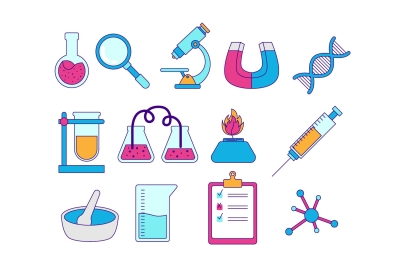 Laboratory Icon Set