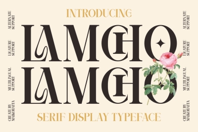 Lamcho - Serif Display Typeface