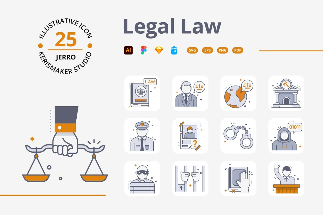 Legal Law Icon