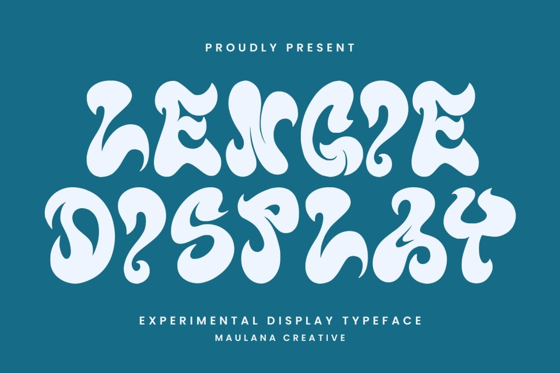 Lengie Experimental Display Font