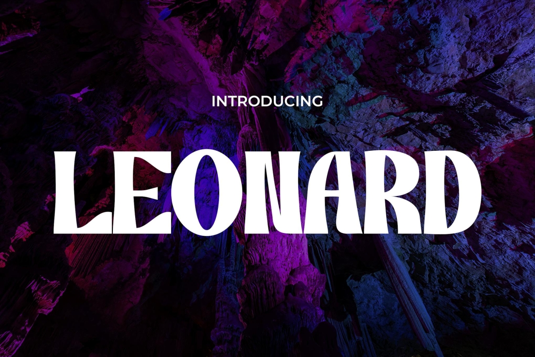 Leonard - A Blend of Retro, Modern, & Vintage Font