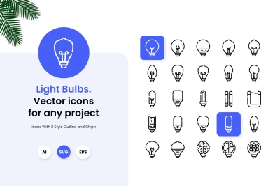 Light Bulbs Icons