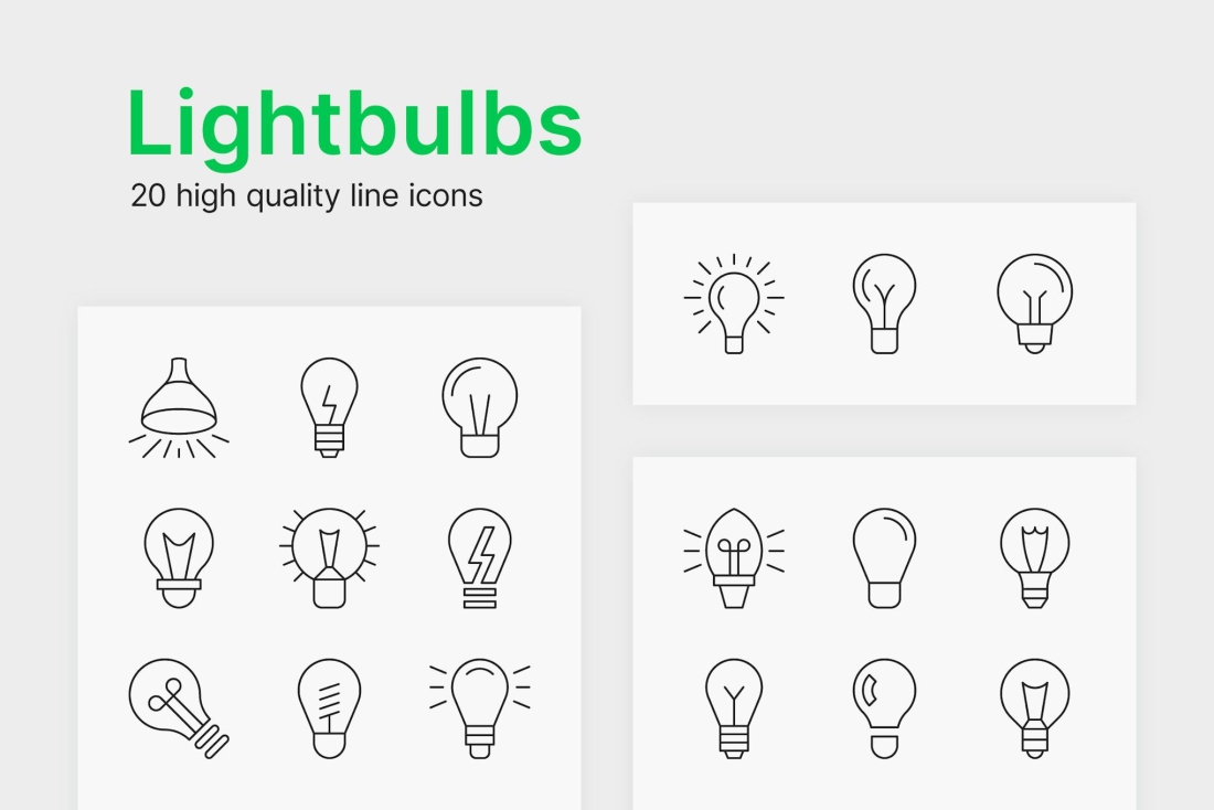 Lightbulb Icons