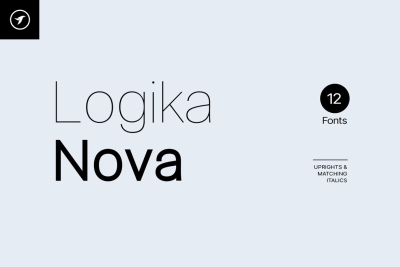 LOGIKA NOVA - Simple, Clean and Modern Typeface