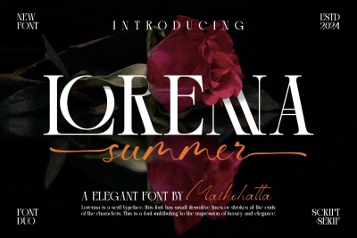 Lorenna - Elegant Duo Font