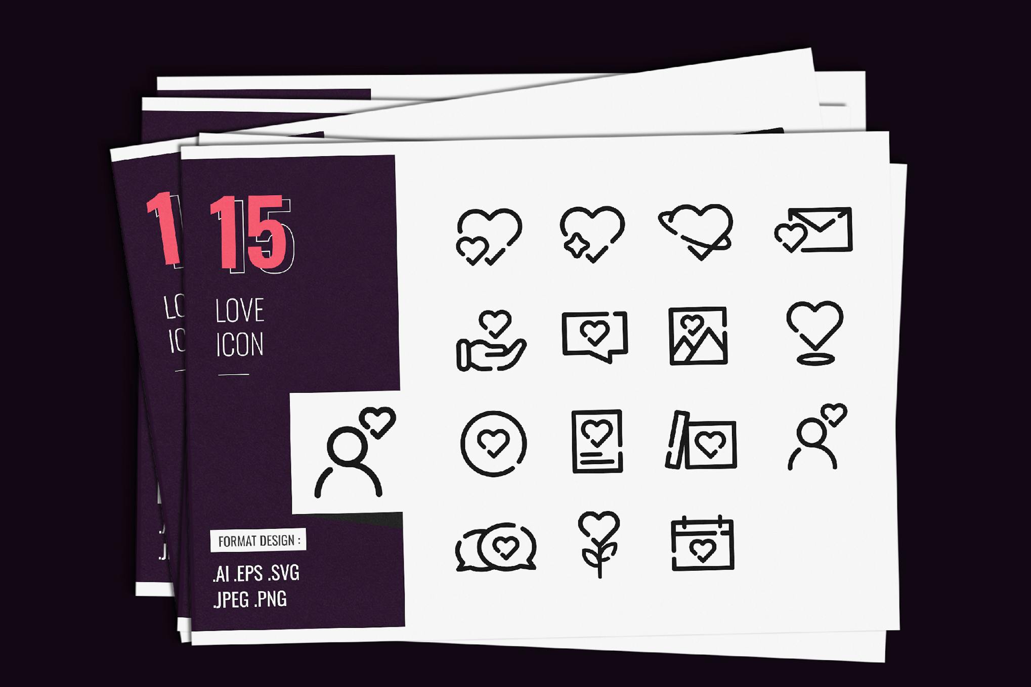 Love Icon Design