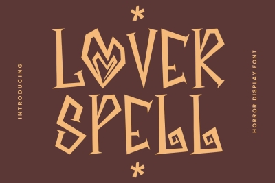 Lover Spell Display Font