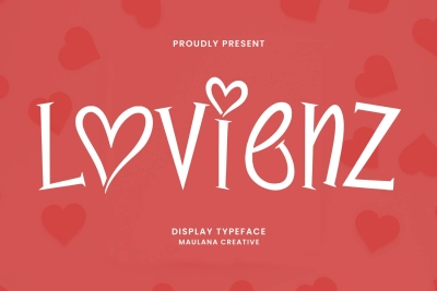 Lovienz Serif Display Typeface