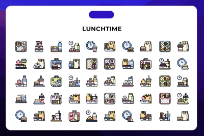 Lunchtime Icons