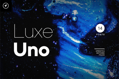 Luxe Uno - Modern Sans-Serif Font Family