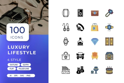 Luxury Lifestyle Icons