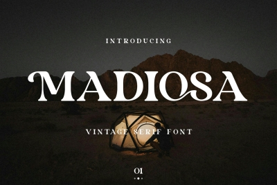 Madiosa Vintage Serif Font