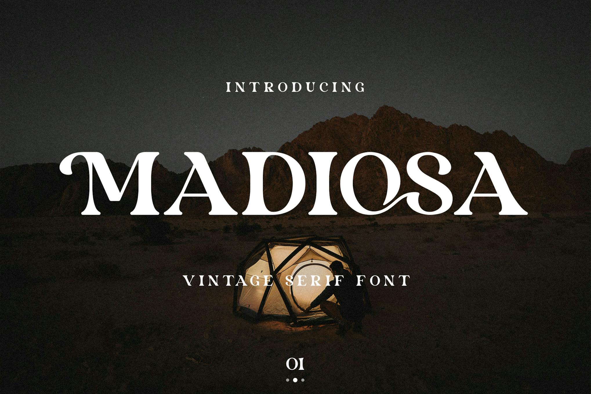 Madiosa Vintage Serif Font