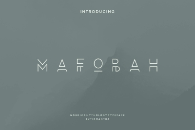 Mafobah - Modern Luxury Font