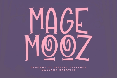Magemooz Decorative Display Typeface