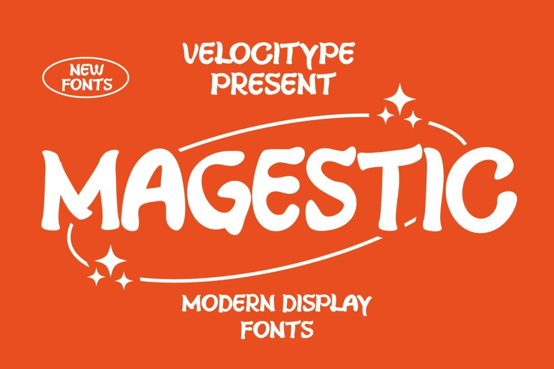 Magestic - Modern Display Allcaps fonts