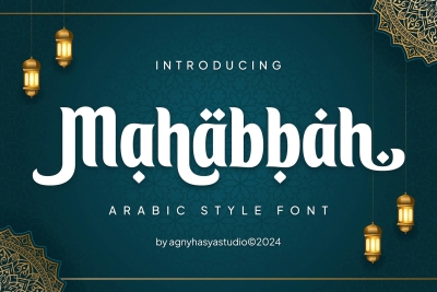 Mahabbah - Arabic Style Font