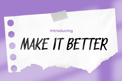 Make it Better - Elegance in Handwritten Font
