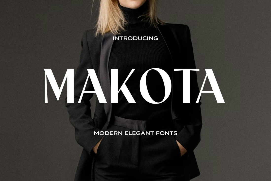 Makota Modern Font