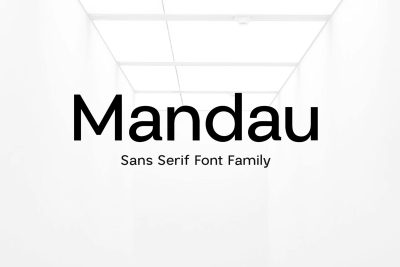 Mandau Sans  Serif Font  Family