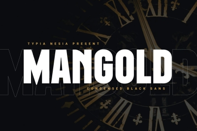 Mangold - Bold Condensed Sans - Sport Game Font