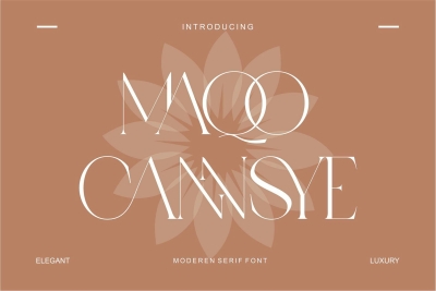 MAQOCANNSYE Serif Typeface