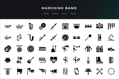 Marching Band Icons