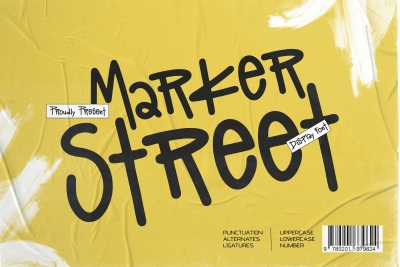 Marker Street - Handwritten Urban Font