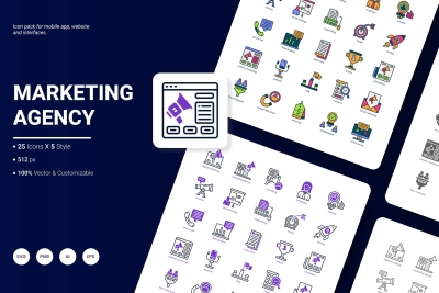 Marketing Agency Icon Pack