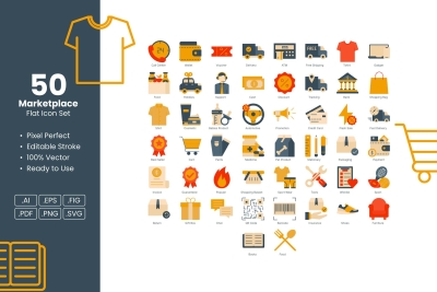 Marketplace Flat Icon