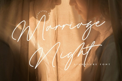 Marriage Night Handwritten Font