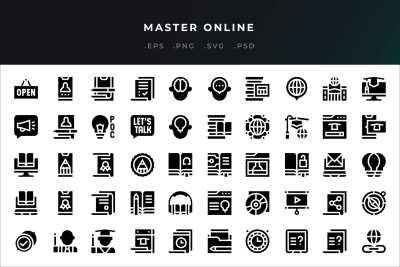 Master Online Icons