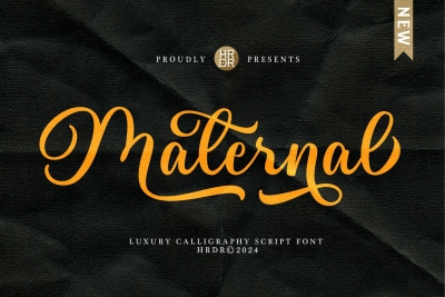 Maternal - Luxury Calligraphy Font