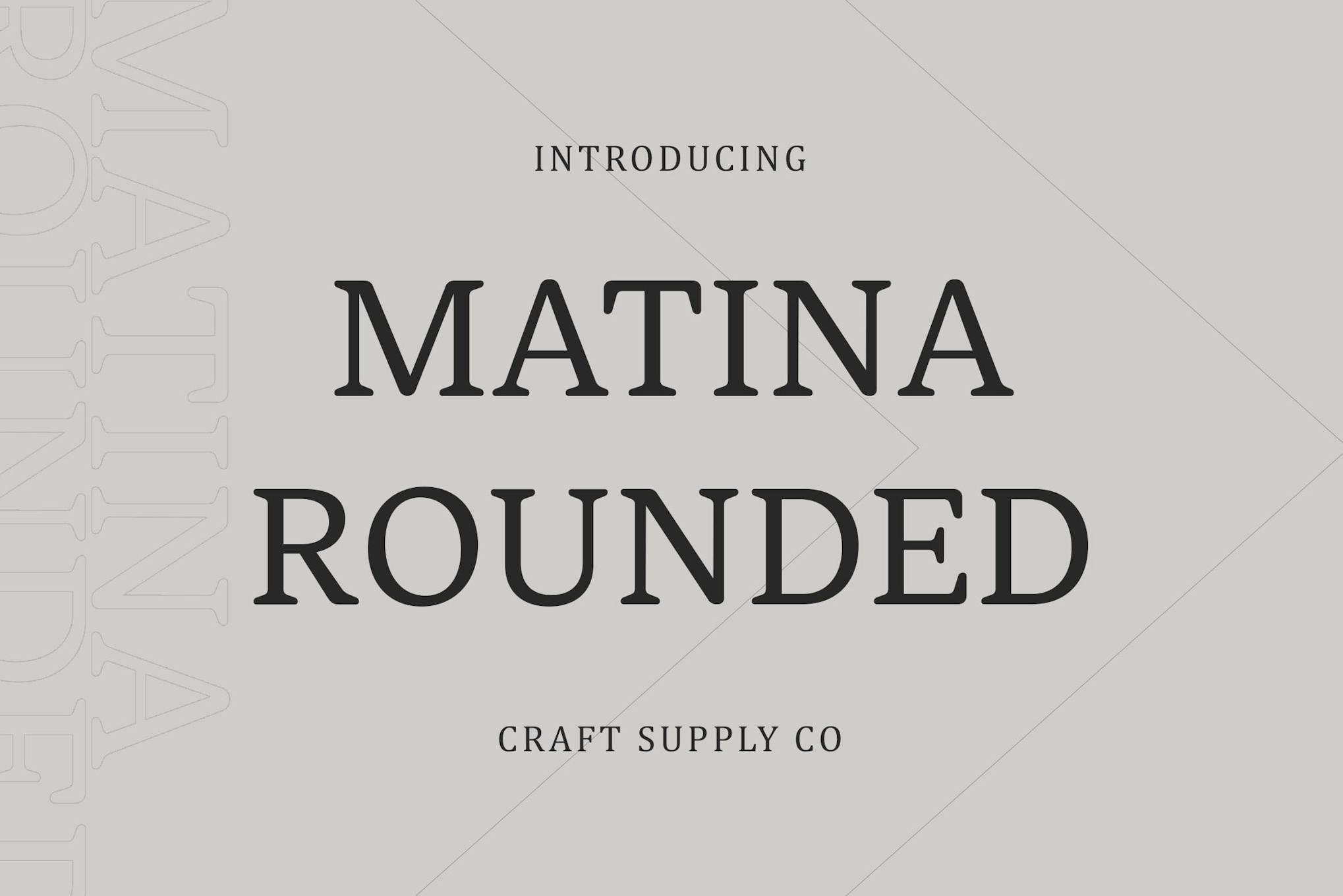 Matina Rounded