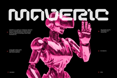 Maveric - Futuristic Font