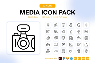Media Icons