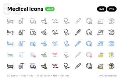 Medical Icons Vol. 2