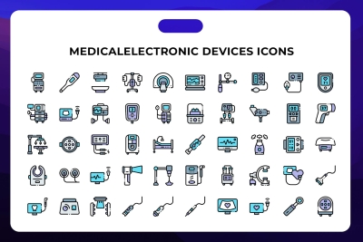 Medicalelectronic Devices Icons