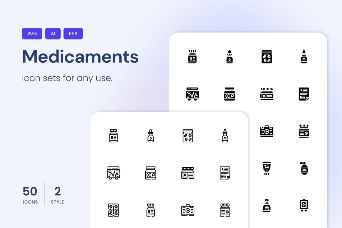 Medicaments Icons